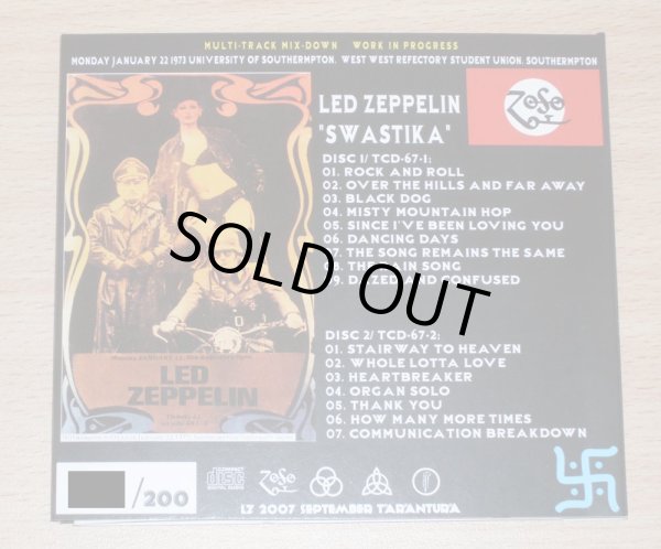 Photo2: LED ZEPPELIN - SWASTIKA 2CD LIMITED 200 COPIES ONLY! [TARANTURA] ★★★STOCK ITEM / OUT OF PRINT / VERY RARE★★★ (2)