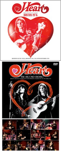 Photo1: HEART - DEFINITIVE BOSTON 1976 CD + Ltd Bonus DVDR "THE SECOND ENDING: PULLMAN 1976" [ZODIAC 369] (1)
