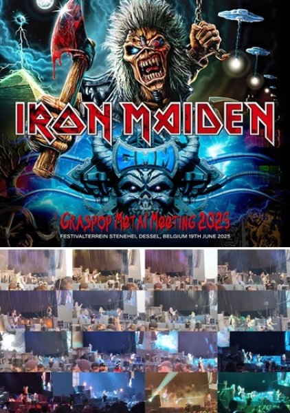 Photo1: IRON MAIDEN - GRASPOP METAL MEETING 2025 2CDR+DVDR [Shades 2385]  (1)