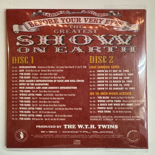 Photo4: THE ROLILNG STONES JOHN LENNON - THE DIRTY MAC - ROCK AND ROLL CIRCUS SESSION 2CD + BONUS DISC DVD [EMPRESS VALLEY] ERIC CLAPTON (4)