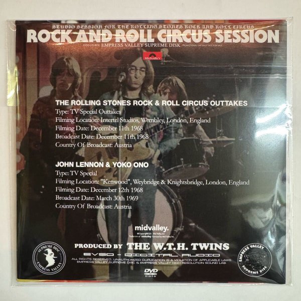 Photo6: THE ROLILNG STONES JOHN LENNON - THE DIRTY MAC - ROCK AND ROLL CIRCUS SESSION 2CD + BONUS DISC DVD [EMPRESS VALLEY] ERIC CLAPTON (6)