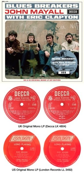Photo1: BLUES BREAKERS WITH ERIC CLAPTON: UK & US ORIGINAL MONO LP SET EDITION 2CD (1)