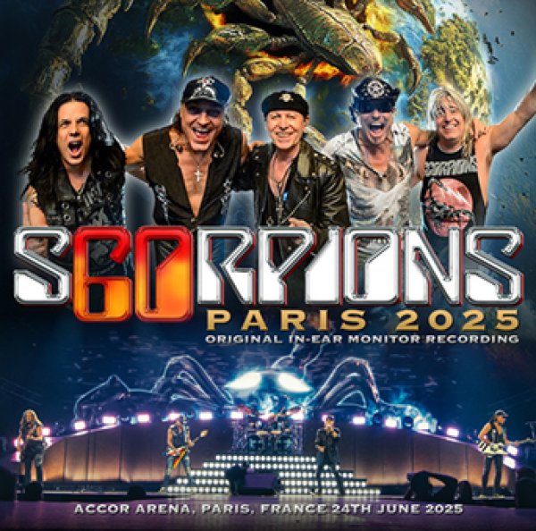 Photo1: SCORPIONS - PARIS 2025 ORIGINAL IEM RECORDING 2CDR [Shades 2386] (1)