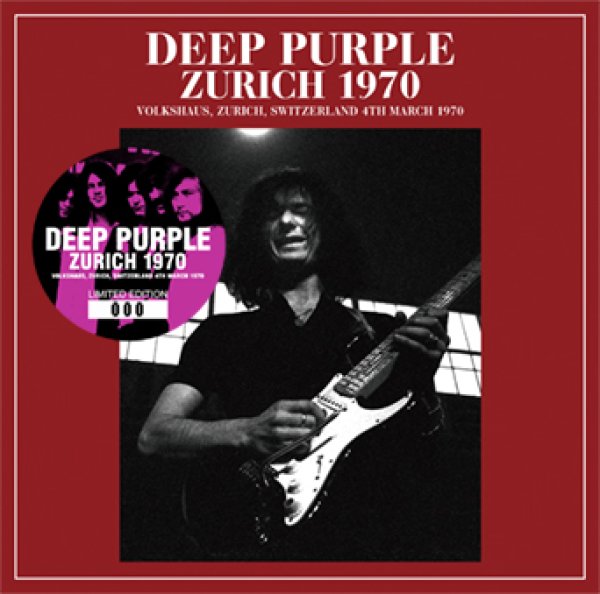 Photo1: DEEP PURPLE - ZURICH 1970 CD [Darker Than Blue 349] (1)