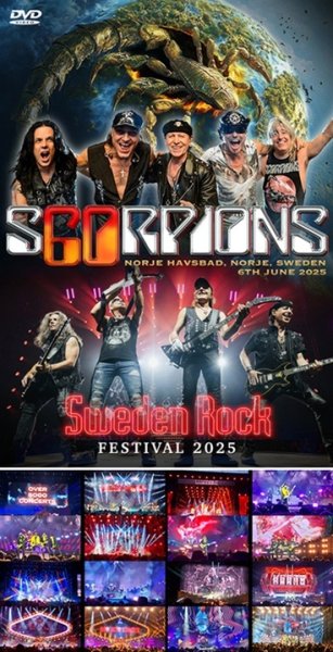 Photo1: SCORPIONS - SWEDEN ROCK FESTIVAL 2025 DVDR [Shades 2387] (1)