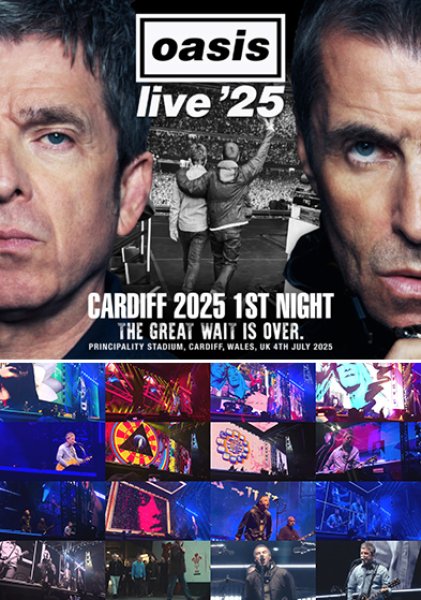Photo1: OASIS - CARDIFF 2025 1ST NIGHT: THE GREAT WAIT IS OVER 2CDR+DVDR [Uxbridge 2551] (1)