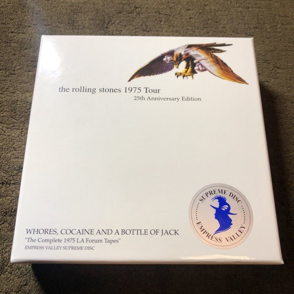 Photo1: THE ROLLING STONES - WHORES COCAINE AND A BOTTLE OF JACK "The Complete 1975 LA Forum Tapes" 8CD + DVDr [EMPRESS VALLEY] ★★★STOCK ITEM / OUT OF PRINT / VERY RARE★★★ (1)