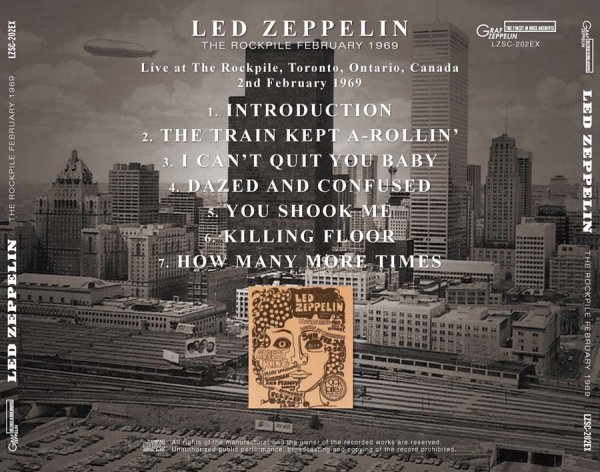 Photo2:  LED ZEPPELIN - THE ROCKPILE FEBRUARY 1969 CD [GRAF ZEPPELIN]  ★★★STOCK ITEM★★★ (2)