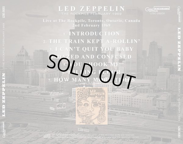 Photo2:  LED ZEPPELIN - THE ROCKPILE FEBRUARY 1969 CD [GRAF ZEPPELIN]  ★★★STOCK ITEM★★★ (2)