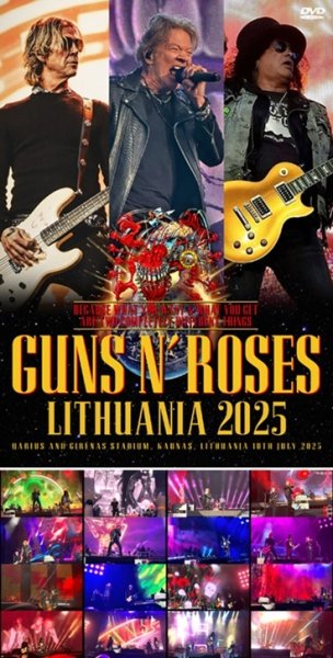 Photo1: GUNS N' ROSES - LITHUANIA 2025 2DVDR [Shades 2400] (1)