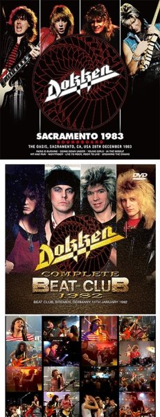 Photo1: DOKKEN - SACRAMENTO 1983 SOUNDBOARD CD plus Bonus DVDR "COMPLETE BEAT-CLUB 1982" [ZODIAC 583] (1)