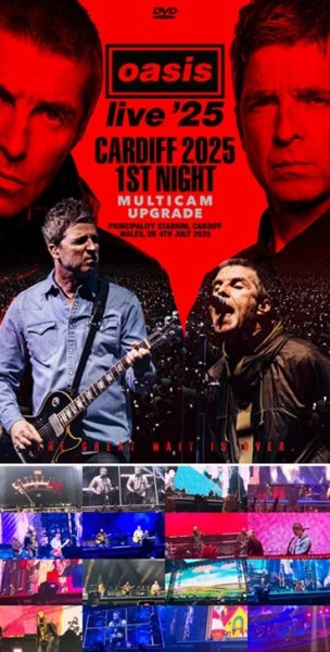 Photo1: OASIS - CARDIFF 2025 1ST NIGHT MULTICAM UPGRADE DVDR [Uxbridge 2554] (1)