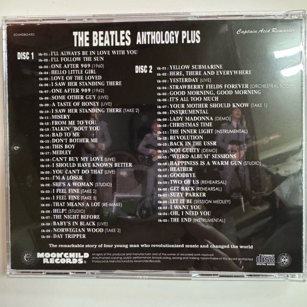 Photo3: THE BEATLES - ANTHOLOGY 6CD + CD Captain Acid Remaster [MOONCHILD]  ★★★STOCK ITEM / OUT OF PRINT★★★ (3)
