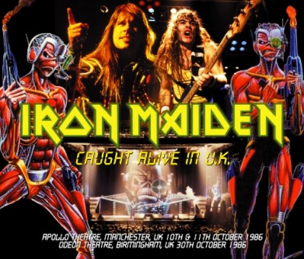 Photo1: IRON MAIDEN - CAUGHT ALIVE IN U.K. 6CDR [Shades 036] (1)