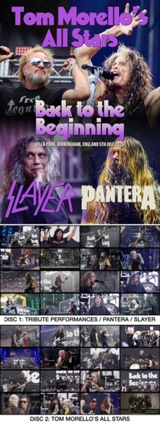 Photo1: TOM MORELLO'S ALL STARS / SLAYER / PANTERA - BACK TO THE BEGINNING 2DVDR [Shades 2399] (1)