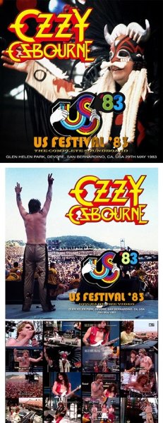 Photo1: OZZY OSBOURNE - US FESTIVAL '83: THE COMPLETE SOUNDBOARD CD *2nd Press plus Bonus DVDR  [ZODIAC 350] (1)