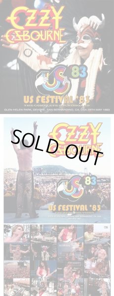 Photo1: OZZY OSBOURNE - US FESTIVAL '83: THE COMPLETE SOUNDBOARD CD *2nd Press plus Bonus DVDR  [ZODIAC 350] (1)