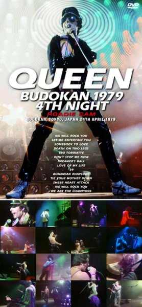 Photo1: QUEEN - BUDOKAN 1979 4TH NIGHT: ROADIE CAM DVDR [Uxbridge 2550]  (1)