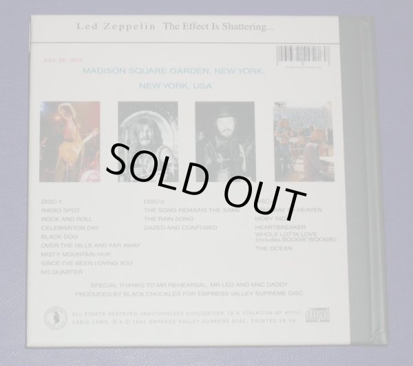 Photo2: LED ZEPPELIN - THE EFFECT IS SHATTERING... 3CD OLD BOOK [EMPRESS VALLEY] ★★★STOCK ITEM / OUT OF PRINT / VERY RARE★★★ (2)