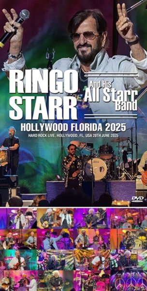 Photo1: RINGO STARR & HIS ALL STARR BAND - HOLLYWOOD FLORIDA 2025 DVDR [Uxbridge 2560] (1)