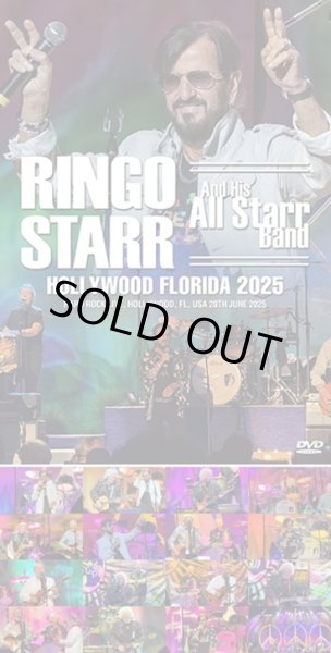 Photo1: RINGO STARR & HIS ALL STARR BAND - HOLLYWOOD FLORIDA 2025 DVDR [Uxbridge 2560] ★★★STOCK ITEM / SPECIAL PRICE★★★ (1)