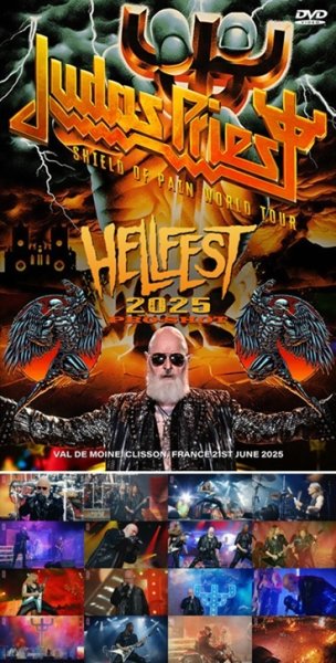 Photo1: JUDAS PRIEST - HELLFEST 2025 PRO-SHOT DVDR [Shades 2402] (1)