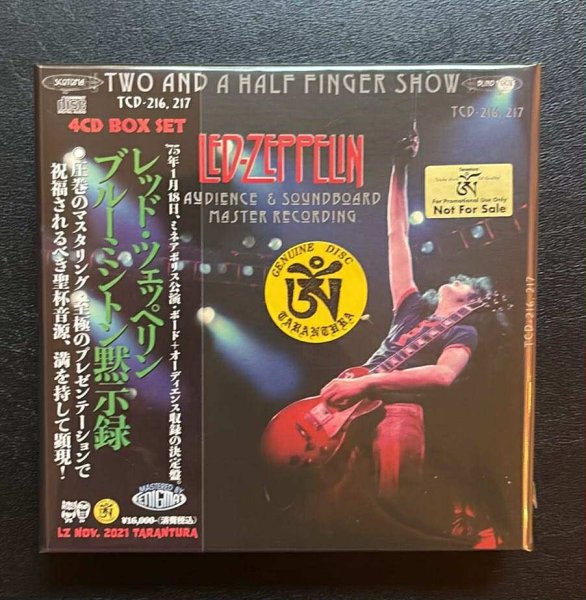 Photo1: LED ZEPPELIN - TWO AND A HALF FINGER SHOW 4CD DAZED BOX EDITION PROMOTIONAL EDITION FOR JAPANESE MARKET! [TARANTURA] ★★★STOCK ITEM / OUT OF PRINT / VERY RARE★★★ (1)