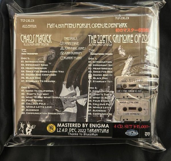 Photo2: LED ZEPPELIN - THE SIGILS - ODENSE 1971 4CD SLIP CASE EDITION PROMOTIONAL EDITION JAPANESE EDITION [TARANTURA] ★★★STOCK ITEM / OUT OF PRINT / VERY RARE★★★ (2)