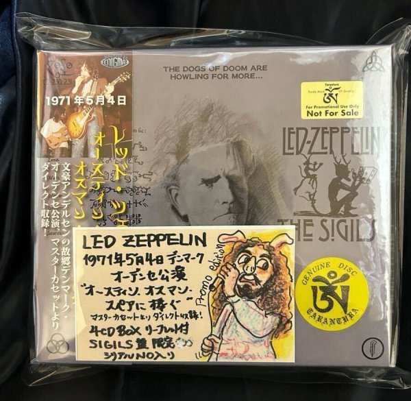 Photo1: LED ZEPPELIN - THE SIGILS - ODENSE 1971 4CD SLIP CASE EDITION PROMOTIONAL EDITION JAPANESE EDITION [TARANTURA] ★★★STOCK ITEM / OUT OF PRINT / VERY RARE★★★ (1)