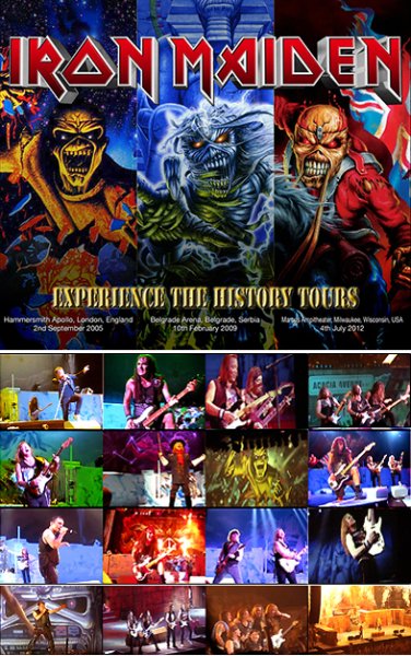Photo1: IRON MAIDEN - EXPERIENCE THE HISTORY TOURS 3DVDR (1)