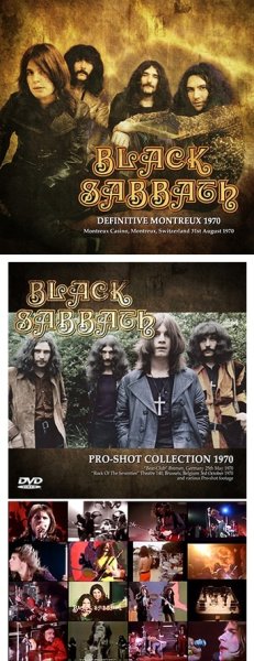 Photo1: BLACK SABBATH - DEFINITIVE MONTREUX 1970 CD + Ltd Bonus DVDR "PRO-SHOT COLLECTION 1970" *2nd Press [ZODIAC 337] (1)
