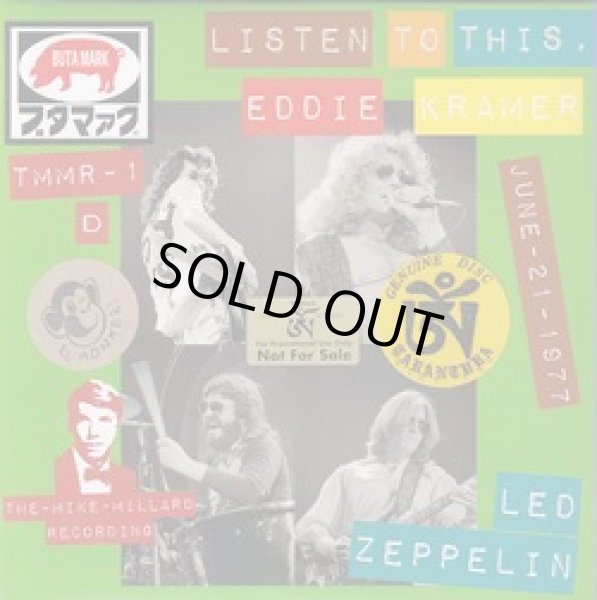 Photo1: LED ZEPPELIN - LISTEN TO THIS EDDIE KRAMER 3CD COVER D FOR PROMOTIONAL USE ONLY [BUTA MARK / TARANTURA] ★★★STOCK ITEM / OUT OF PRINT / VERY RARE★★★ (1)