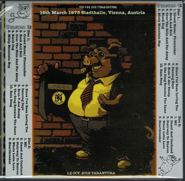 Photo2: LED ZEPPELIN - A NIGHT AT THE OPERA 4CD TMOQ EDITION! LIMITED 50 COPIES ONLY! [TARANTURA] ★★★STOCK ITEM / OUT OF PRINT / VERY RARE★★★ (2)