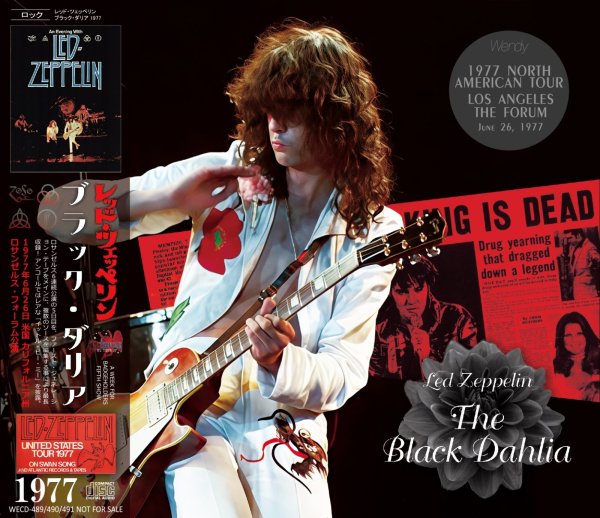 Photo1: LED ZEPPELIN - 1977 THE BLACK DAHLIA 3CD [WENDY] (1)