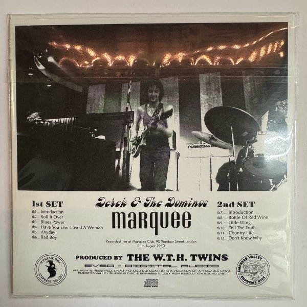 Photo2: DEREK AND THE DOMINOS - HOT AUGUST NIGHT CD [EMPRESS VALLEY / MID VALLEY] (2)