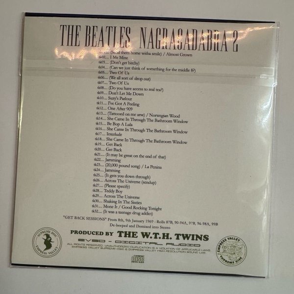 Photo2: THE BEATLES - NAGRACADABRA VOL.2 CD DEMIX [EMPRESS VALLEY] (2)