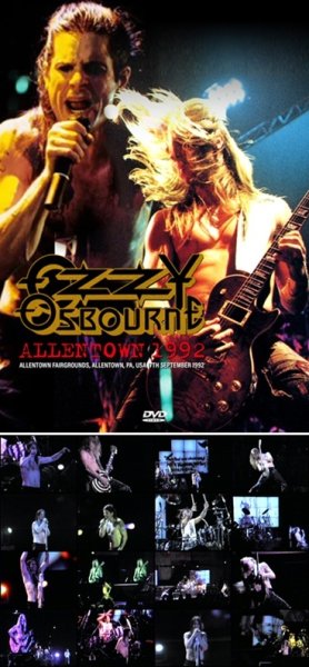 Photo1: OZZY OSBOURNE - ALLENTOWN 1992 DVDR [Shades 2412] (1)