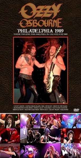 Photo1: OZZY OSBOURNE - PHILADELPHIA 1989 DVDR [Shades 2417] (1)