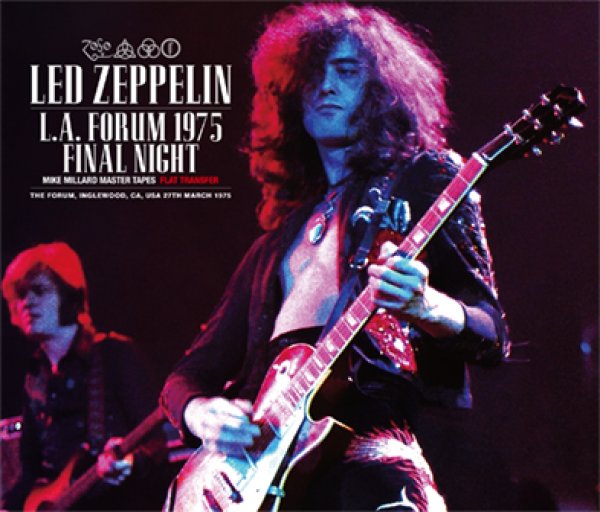 Photo1: LED ZEPPELIN - L.A. FORUM 1975 FINAL NIGHT: MIKE MILLARD MASTER TAPES: FLAT TRANSFER 3CD (1)