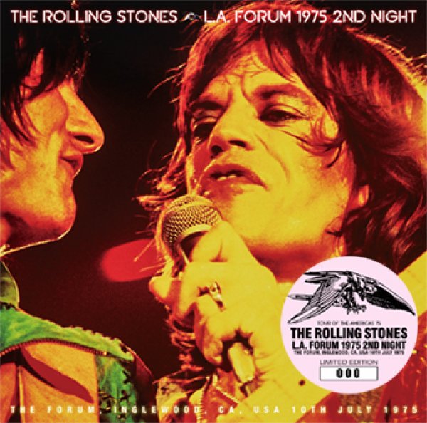 Photo1: THE ROLLING STONES - L.A. FORUM 1975 2ND NIGHT 2CD (1)