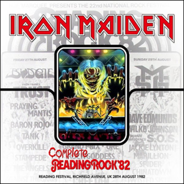 Photo1: IRON MAIDEN - COMPLETE READING ROCK '82 2CD [ZODIAC 720] (1)