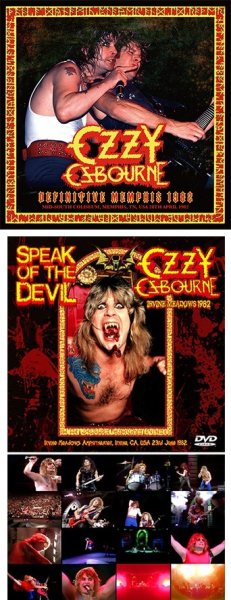 Photo2: OZZY OSBOURNE - DEFINITIVE MEMPHIS 1982 CD plus Bonus DVDR "SPEAK OF THE DEVIL: IRVINE MEADOWS 1982 [ZODIAC 495] (2)