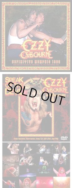 Photo2: OZZY OSBOURNE - DEFINITIVE MEMPHIS 1982 CD plus Bonus DVDR "SPEAK OF THE DEVIL: IRVINE MEADOWS 1982 [ZODIAC 495] ★★★STOCK ITEM / HOT WINTER SALE★★★ (2)