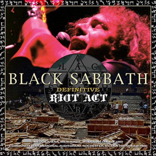 Photo1:  BLACK SABBATH - DEFINITIVE RIOT ACT 2CD [ZODIAC 332] (1)