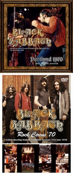 Photo2:  BLACK SABBATH - PORTLAND 1970: REEL TO REEL MASTER CD plus Bonus DVDR [ZODIAC 304] (2)