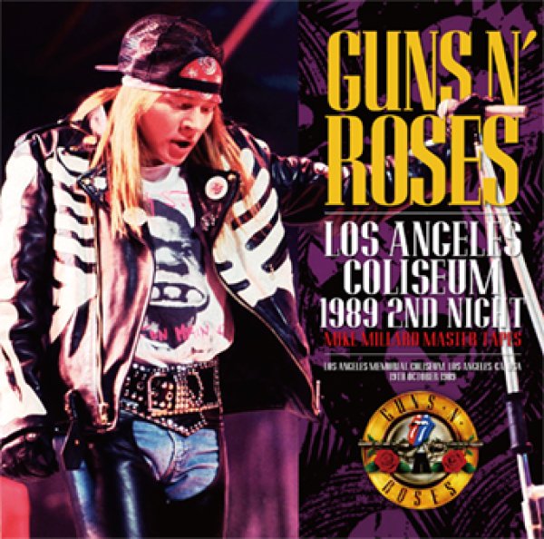 Photo1: GUNS N' ROSES - LOS ANGELES COLISEUM 1989 2ND NIGHT: MIKE MILLARD MASTER TAPES CD [ZODIAC 699] (1)