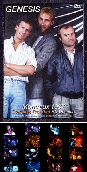 Photo1: GENESIS - MONTREUX 1987 COMPLETE PRO-SHOT: HD UPSCALE DVDR [Amity 813] (1)