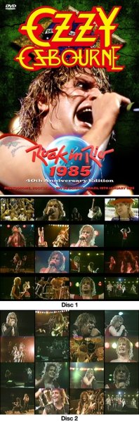 Photo1: OZZY OSBOURNE - ROCK IN RIO 1985: 40TH ANNIVERSARY EDITION 2DVDR [Shades 2419] (1)