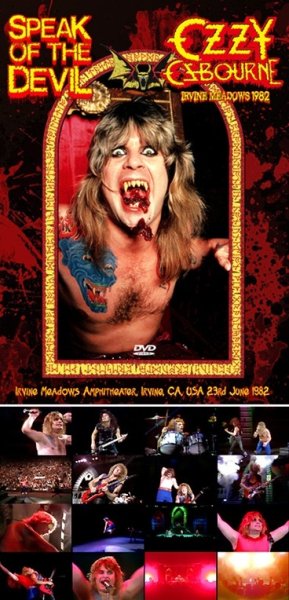 Photo1: OZZY OSBOURNE - SPEAK OF THE DEVIL: IRVINE MEADOWS 1982 DVDR [Shades 2424] (1)