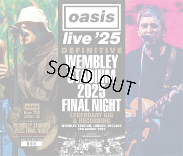 Photo1: OASIS / CAST / RICHARD ASHCROFT - DEFINITIVE WEMBLEY STADIUM 2025 FINAL NIGHT: LEGENDARY GIG & RECORDING 3CD [Wardour-688] (1)